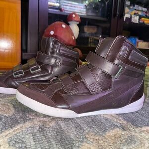 Men's vintage Fila Brown High-Top Sneakers